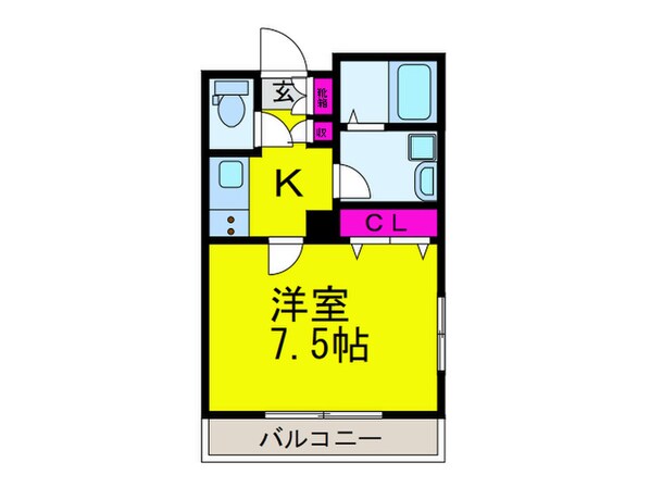 Hベース駒川の物件間取画像